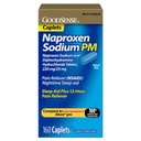 GoodSense All Night Pain Relief PM, Naproxen Sodium, 220 mg/Diphenhydramine Hydrochloride, 25 mg Tablets, 160 Count