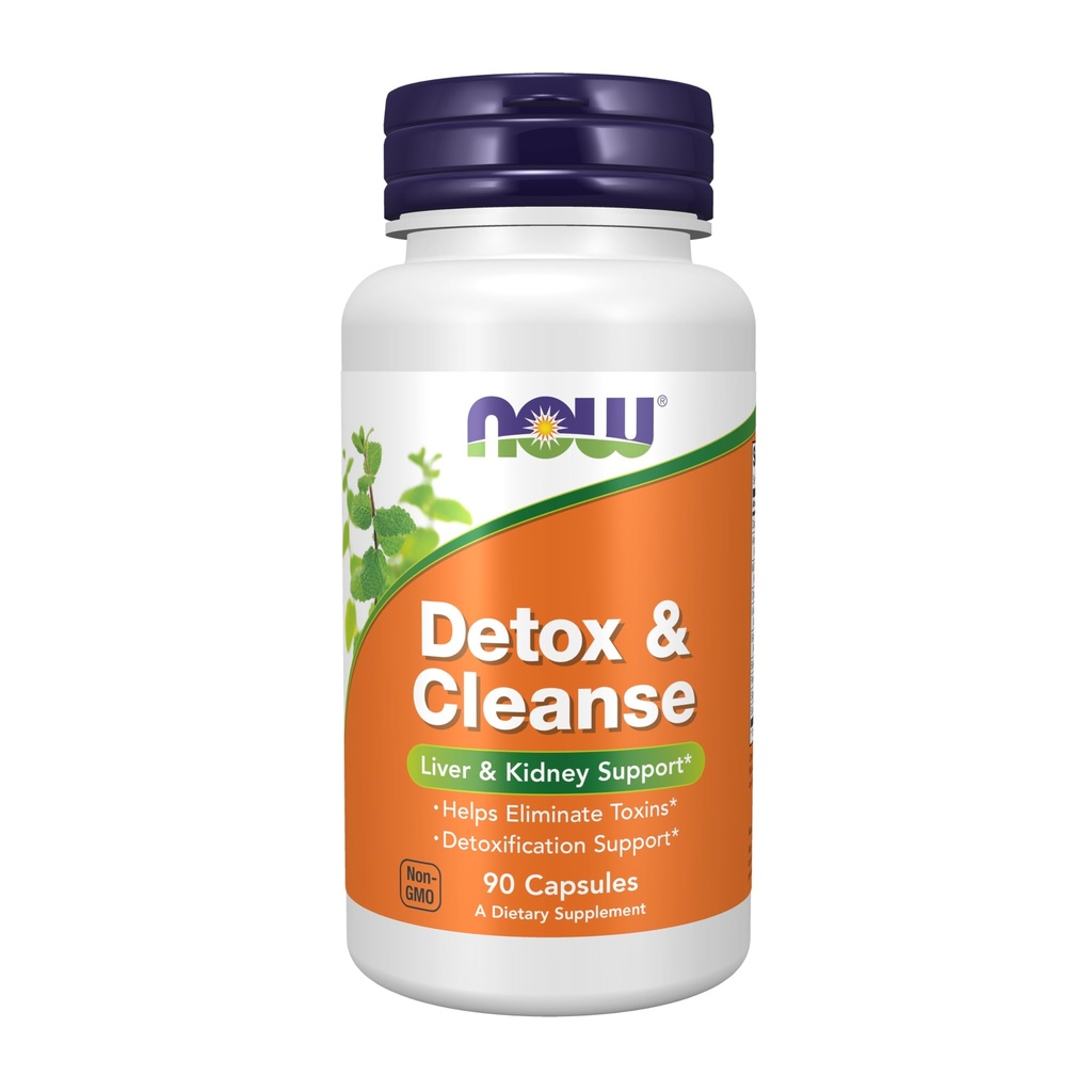NOW Συμπληρώματα, Detox και Cleanse, 90 κάψουλες Veg, ήπαρ και Νεφρική Υποστήριξη*