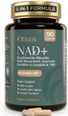 Otium NAD+ Supplement for Women & Men - 1000mg Nicotinamide Riboside with TMG, Resveratrol, Quercetin & Urolithin A | NAD Booster for Cellular Energy, Healthy Aging & Metabolism | 90 Vegan Capsules