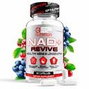 SP Nutrition NAD+ Revive – Premium Nicotinamide Adenine Dinucleotide Supplement – Supports Cellular Energy, Metabolism & Healthy Aging – 60 Capsules
