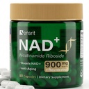 NAD+ Supplement 1800mg with Trans-Resveratrol 400mg - High Potency Nicotinamide & Vitamin B3-120 Capsules for Anti-Aging, Cellular Energy & Heart Health - Non-GMO & Gluten-Free