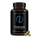 Timeless NAD+ Supplement with BioPerine® for Enhanced Absorption - Supports Anti-Aging, Longevity, Cellular Energy – Nicotinamide Riboside, Spermidine, Resveratrol & More (60 Capsules)