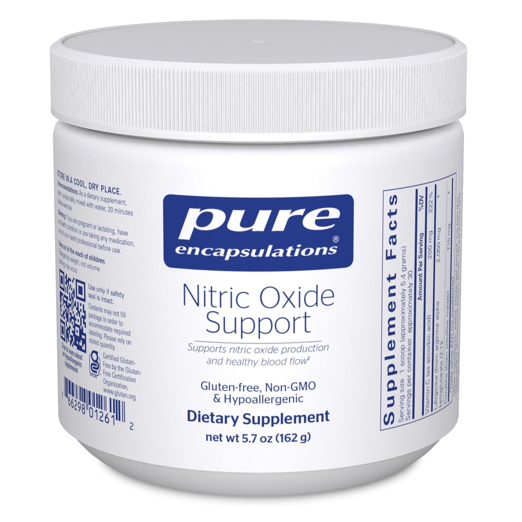 Pure Encapsulations Nitric Oxide Support | Supports Healthy Oxygen Circulation and Promotes Energy Production Within Muscles | 5.7 Ounces