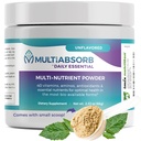 MultiAbsorb~Daily Essential, Multi-Nutrient Powder for Optimal Health, Vitamins, Minerals, Antioxidants, No Fillers or Conservatives, Natural, Non-GMO, 30 Services (Unflaved)