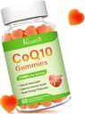 Υψηλή απορρόφηση CoQ10 Gummies 250 mg, Plus Ωμέγα-3, Μαγνήσιο, Βιταμίνη Β12 για Κυτταρική Ενέργεια, Εγκεφαλικό & Αντιοξειδωτικό, 5X Καλύτερη απορρόφηση Συνένζυμο Q10 συμπλήρωμα - 60 Cts