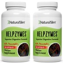 NaturalSlim Helpzymes, Enzyme Complex για Ενήλικες με Bromelain, Ox Bile, Pancreatin & Betaine HCL, 100 Κάψουλες, 2 Συσκευασία