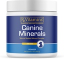 Rx Vitamins Canine Minerals - Βασικά Ορυκτά για Σκύλους - Ασβέστιο, Μαγνήσιο, Συμπλήρωμα σιδήρου, Οστών και κοινών συμπλήρωμα για K9, ανοσοποιητική υποστήριξη - 16oz