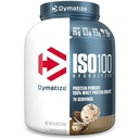 Δυναμώστε ISO100 Whey Protein Powder Isolate, Cookies & Cream, 25g Protein, 5 Λίρες, 5.5g BCAAs, λιγότερο από 120 Cal., Χωρίς γλουτένη, 1g Λίπος, 1g Ζάχαρη, 2g Carb (74 Servings)