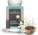 Mountain Peak Nutritionals Tranquility Formula - Υποστηρίζει την εγκεφαλική υγεία, τον ύπνο και τη διαχείριση του στρες - Βιταμίνη Β6, Βιταμίνη Β12 και προσαρμογόνα - Hypoallergenic Dietary Supplement (90 κάψουλες χορτοφάγων)