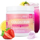 SkinnyFit - Colostrum Powder (Strawberry Lemonade) - Collagen Peptides, Probiotics, Vitamin B12 - Supports Immunity, Skin & Gut Health - Non GMO, Gluten Free, Sugar Free - Beauty, Skin Care, Self Care