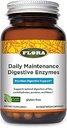 Flora Daily Maintenance Digestive Enzymes - Contains 7 Enzymes for Digestive Health Support - Aids Gas & Bloating - Non-GMO & Gluten-Free - 60 Vegetarian Capsules