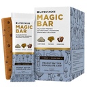 Magic Bar Functional Mushroom Energy Bars – 10g Plant-Based Protein with Lion’s Mane, Cordyceps & Maitake | Adaptogen Superfood Blend | Made in USA | 8-Pack Peanut Butter Chocolate Chip Box