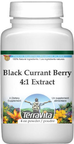 Extra Strength Black Currant Berry 4:1 Extract Powder (4 oz, ZIN: 514115)