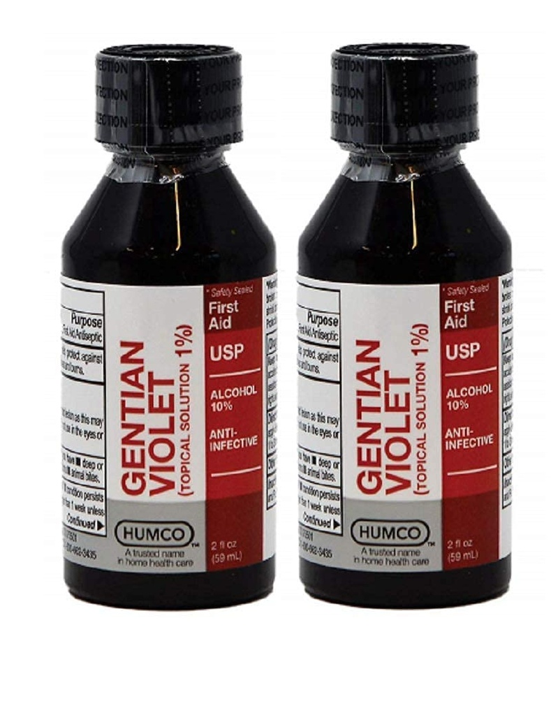 Gentian Violet Topical Solution 1% USP 2 oz (Pack of 2)