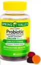 VSL Sticker + Spriing Valeey Adult Probiotic + Prebiotic Gummies, 60 Count +