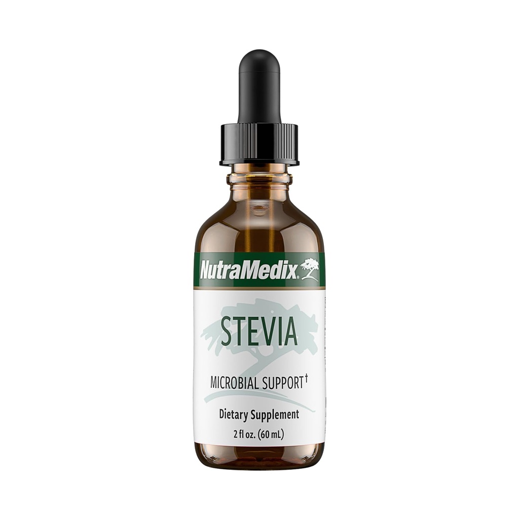 NutraMedix Sweet Leaf Stevia Liquid Drops - Ζάχαρη Χωρίς γλυκαντικό από καθαρό εκχύλισμα φύλλων Stevia για μικροβιακή υποστήριξη - Χαμηλό υδατικό διάλυμα, χωρίς προσθήκη ζάχαρης (2 oz / 60 ml)