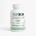 QuitBox Natural Nicotine Detox & Craving Relief | Lung & Brain Restore | 10-Mushroom Nootropic Complex for Smokers & Vapers | High-Potency Focus & Energy | 60 Capsules