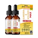 Extra Strength Slimderiix & Xcelerate Max 2 Pack Liquid Drops, 2-in-1 Advanced Formula, 120 Servings, 2 fl oz