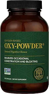 Global Healing Center Oxy-Powder Oxygen Based Safe and Natural Colon Cleanser and Relief from Occasional Constipation (120 Κάψουλες)(Η συσκευασία μπορεί να διαφέρει)