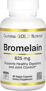 California Gold Nutrition Bromelain, 625 mg, 90 κάψουλες Veggie