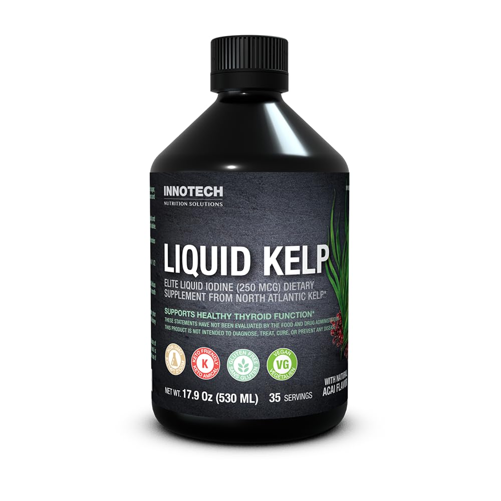 INNOTECH Nutrition: Liquid Ionic Kelp, Acai Flavor- 530ml