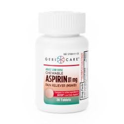 Aspirin (81mg) - 36 Chewable Tablets