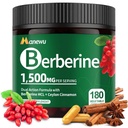 Berberine - High Absorption Berberine HCl 3-in-1 Capsules with Ceylon Cinnamon & Citrus Bergamot - Berberine Supplement 1500mg Complex - 180 Capsules - 90 Days Supply