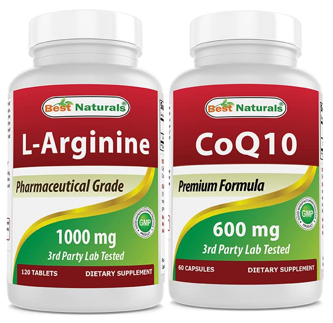 Best Naturals L-αργινίνη 1000 mg & CoQ10 600 mg