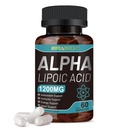 Alpha Lipoic Acid 1000mg 6-in-1 Nerve Support Supplement with Benfotiamine, B1, B12, Grape Seed & Ubiquinol Non-GMO - 60 Capsules, 30-Day Supply