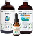 LIQUIDHEALTH Ultra Immunity Liquid Vitamin Bundle for Adults with Complete Multivitamin, Daily Multi Minerals and Vegan Vitamin D3 D3 Drops - Ανοσοποιητικές Βιταμίνες Υποστήριξης, Ολόκληρα Τρόφιμα, Vegan, Μη ΓΤΟ