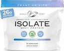 Μύες Fast Grass-Fed Whey Protein Isolate, Όλα τα φυσικά ορμονών χωρίς πάστα Αυξημένη, Whey Isolate Protein Powder για άνδρες και γυναίκες, Καθαρό, μη-GMO & Gluten-free, Isolate Protein - Χωρίς γεύση, 5lb