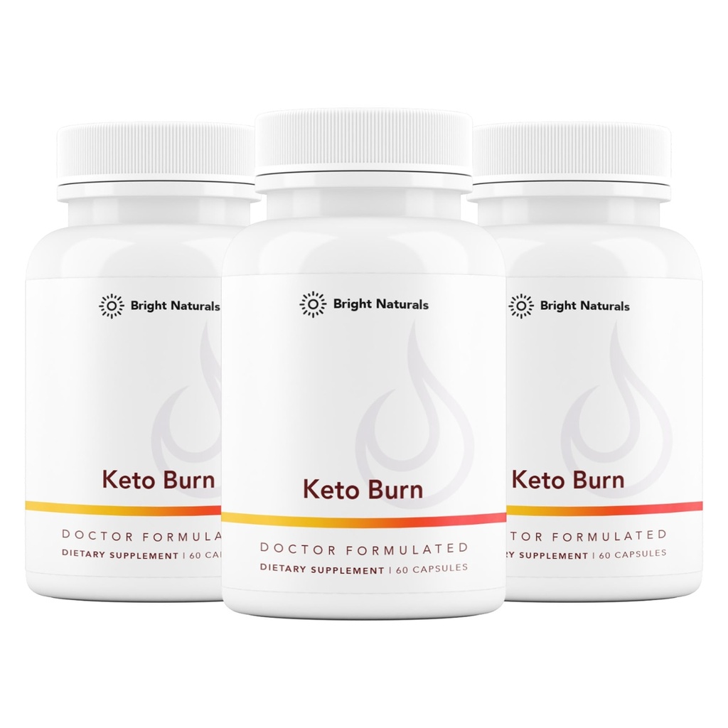Keto Burn - Keto BHB Supplement for Keto Diet and Energy, 90 Servings