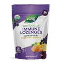 Ο τρόπος της φύσης Sambucus Zinc Lozenges με Elderberry και βιταμίνη C, μέλι άρωμα λεμόνι, 24 Lozenges