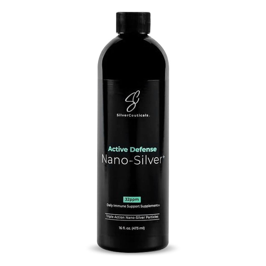 Collidal Silver w/Nano Technology - 32ppm 16oz - 8X Περισσότερα Αποτελεσματική - Φυσική Ανοσολογική Υποστήριξη - Save The Sick Days - Ηλικίες 5 & Up - Outperforms Higher PPM Silvers - Χωρίς Γεύση & Οσμές - 3ο Μέρος Δοκιμασμένο