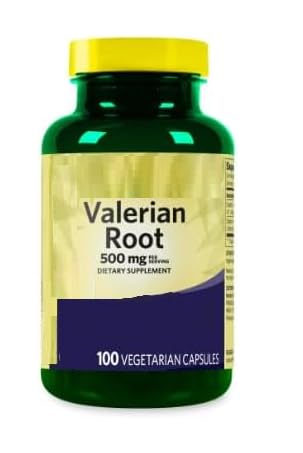 SEDLAV Valerian Root Capsules, 500 mg, 100 Count Sticker Formulated for Structured Supplement Scheduling