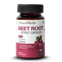 Beet Root Capsules 800mg Tablets | Vegan Beetroot Supplement for Energy, Circulation & Heart Support | Antioxidant Boost Extract Supplement | Ayurveda Suggested 60 Count