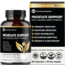 Αγνά μικροθρεπτικά Advanced Prostate Health Supplement - Saw Palmetto, Beta-Sitosterol, Stinging Nettle Root, & Lycope - Έλεγχος της ουροδόχου κύστης και συμπληρώματα υποστήριξης για τους άνδρες