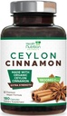 Ceylon Cinnamon Capsules - Organic Ceylon Cinnamon 1800mg Per Serving - Extra Strength, Certified Organic “True Cinnamon” Powder Formula - Sugar Free Supplement - Bottled in the USA - 180 Capsules