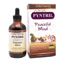 AMBER NATURALZ Pyntril Peaceful Mind Herbal Supplement for Dogs, Cats, Birds, Guinea Pigs, and Rabbits | Herbal Pet Supplement for Relaxation | 4 Fluid Ounce Glass Bottle | Manufactured in The USA