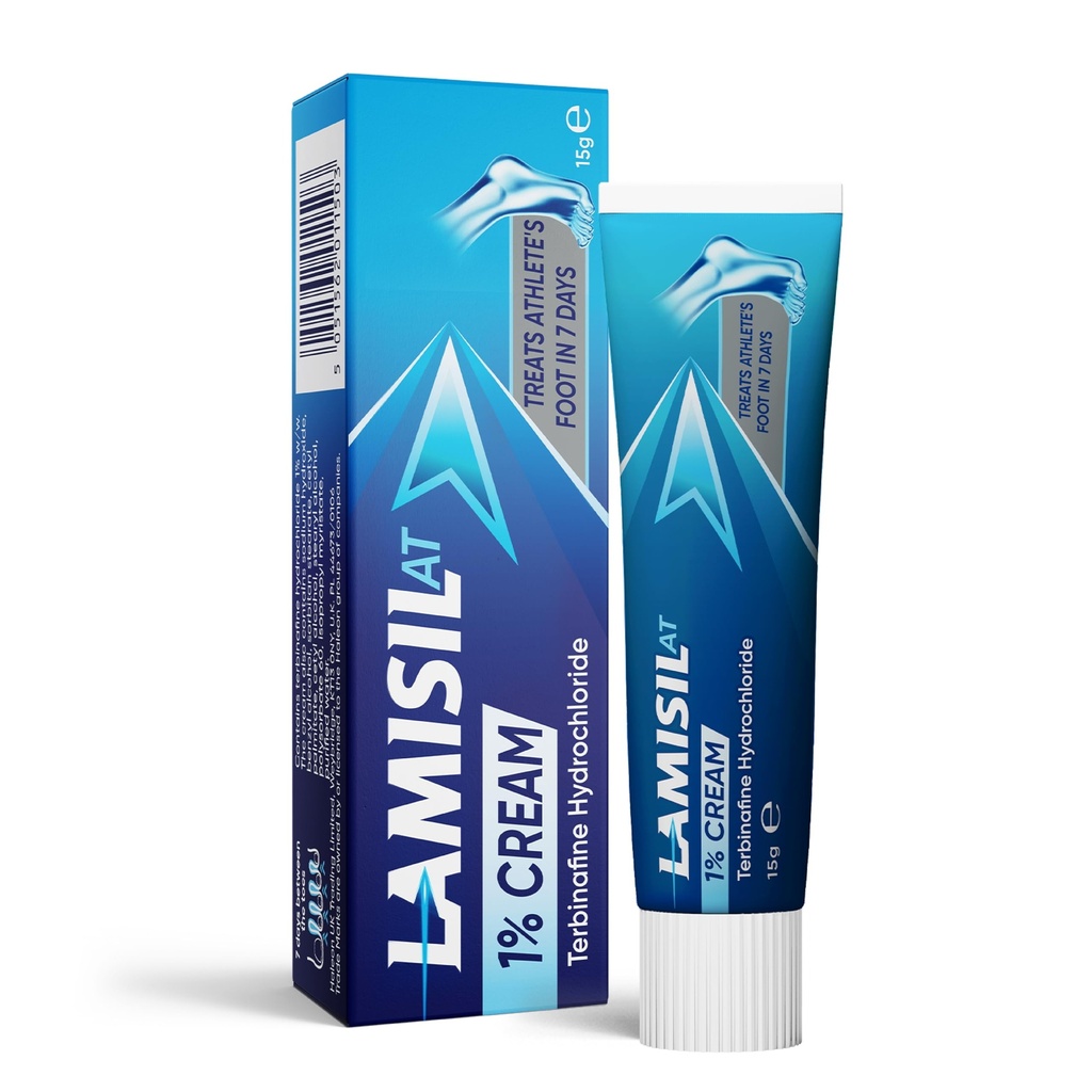 Lamisil AT - Athletes Foot Cream - Relief from Itching & Burning - 15g