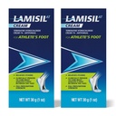 Lamisil 1 Week Athlete’s Foot Treatment, Antifungal Cream with Terbinafine Hydrochloride 1%, Fast Symptom Relief & Prevents Recurrence, 1 oz (30 g) - 2PK