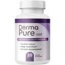 DermaPure – Probiotic Gummy with Bacillus Coagulans, Chicory Root Inulin, Lion's Mane & Botanical Blend – Non-GMO, Vegetarian Formula – Made in USA – 30 Gummies, 1 Month Supply