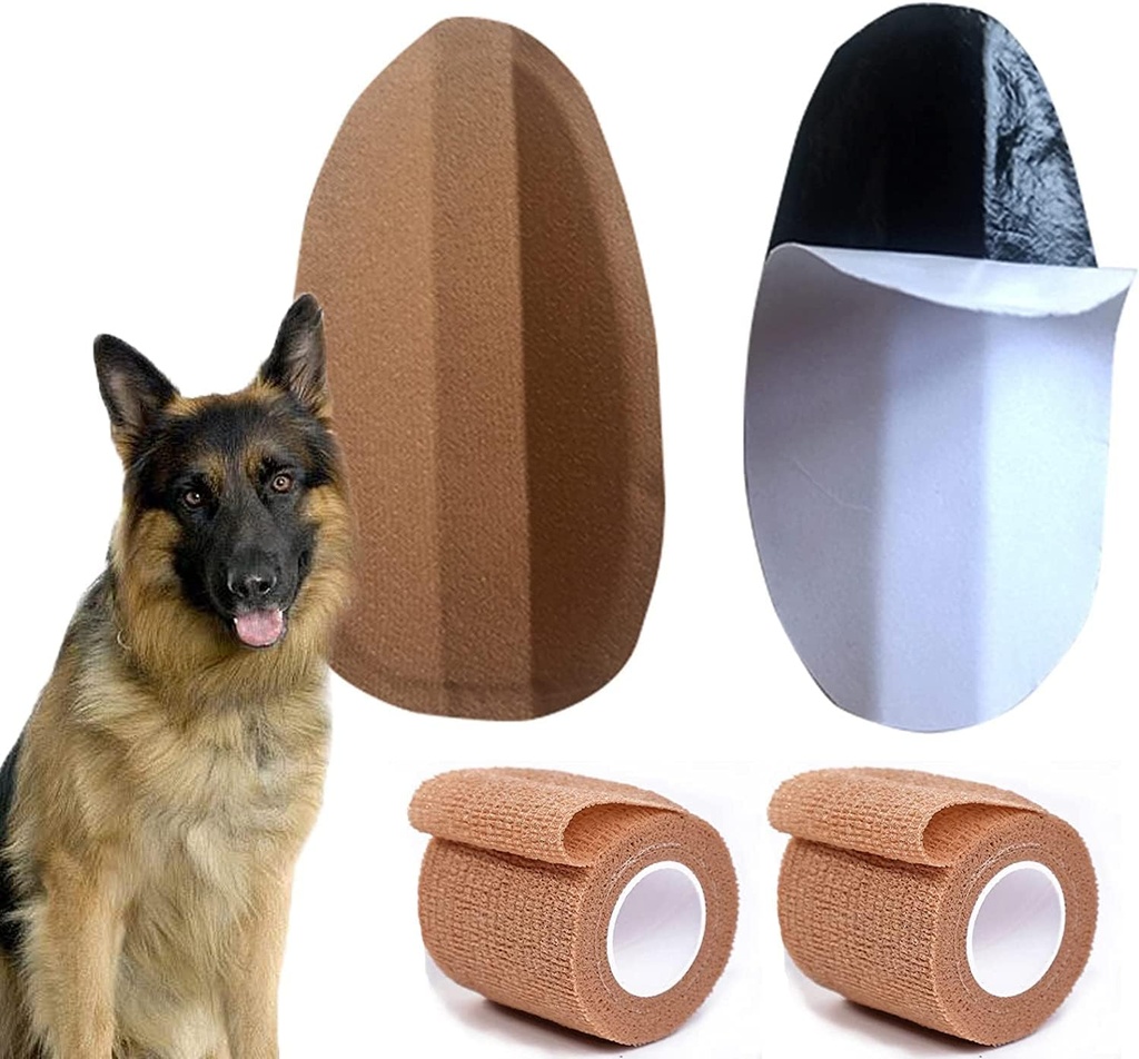 Dog Ear Stand Sticker Up Support Tool, Dog Ear Fixed Correction Vertical Holder for Doberman. (1.65 * 2.95)
