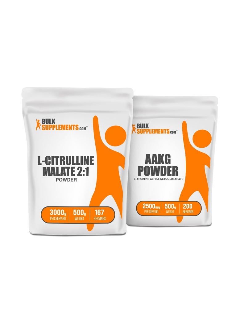 Συμπληρώματα Citrulline Malate 2:1 500g + AAKG 500g Δέσμη