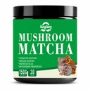 Suiyilary Mushroom Matcha, Ceremonial Matcha Tea Powder with 7 Superfood Mushrooms, Gluten Free, Taste Great Hot or Cold Matcha Latter - 150g 30 Serving
