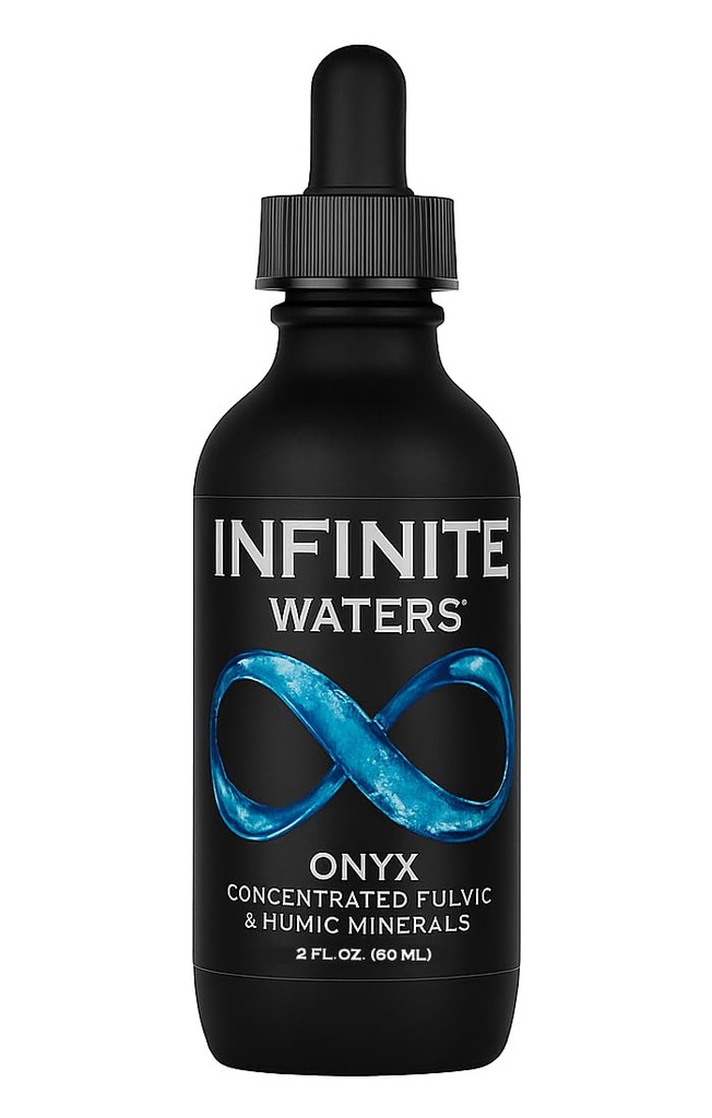 INFINITE WATERS - Fulvic Humic Acid Health Supplement – Organic Detox, Immune Boost & Nutrient Absorption (2 fl oz)