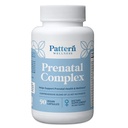 Pattern Wellness Prenatal Complex for Women – Prenatal Vitamin with DHA, Folate, Iron, Probiotics & Biotin – Support from Preconception to Postpartum - 90 Capsules