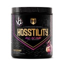 HOSTILE Hostility V2 Pre Processing, All-in-One Pre Processing Powder for Men and Women, Ενισχύστε την αντλία μυών, Αυξήστε την ενέργεια, Boost Strength, Sharpen Focus, Grape Apple, 40 υπηρεσίες