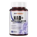 NAD Supplement - Nicotinamide Riboside 500mg with Quercetin & Resveratrol, NAD Plus Boosting - Support Cellular Health | Non-GMO - 60 Capsules