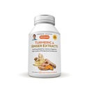 ANDREW LESSMAN Turmeric and Ginger Extracts 240 Capsules - Naturally Soothe The Joints and Digestive Systems. Two Pure Extracts. Protective, Anti-Aging, Anti-oxidant Properties. No Additives